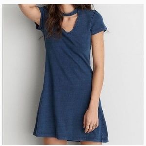 American Eagle Soft & Sexy Choker Dress